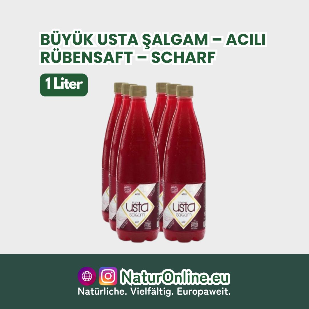 Büyük Usta Şalgam – Acılı / Rübensaft – Scharf - 1 Liter
