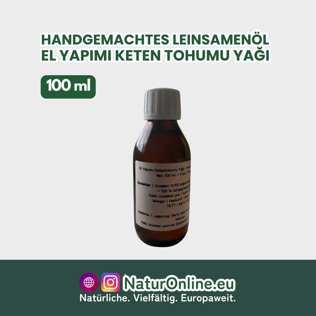 El Yapımı Keten Tohumu Yağı