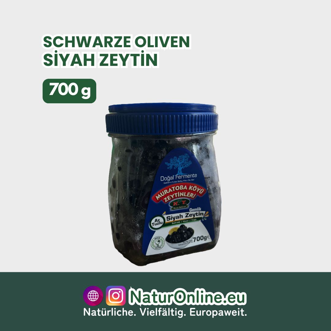 Siyah Zeytin - 700g - Muratoba Köyü Zeytinleri