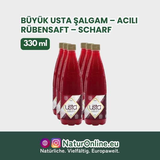 Büyük Usta Şalgam – Acılı / Rübensaft – Scharf - 330 ml