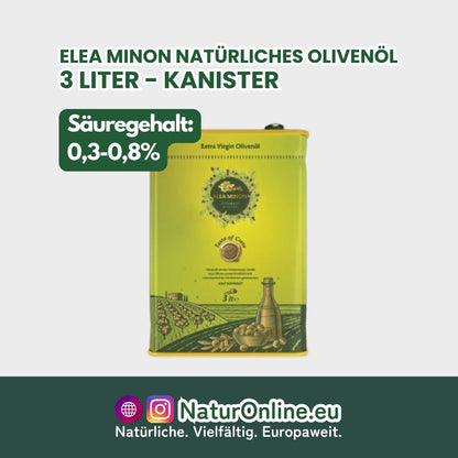 Elea Minon Natürliches Olivenöl - 3L Kanister