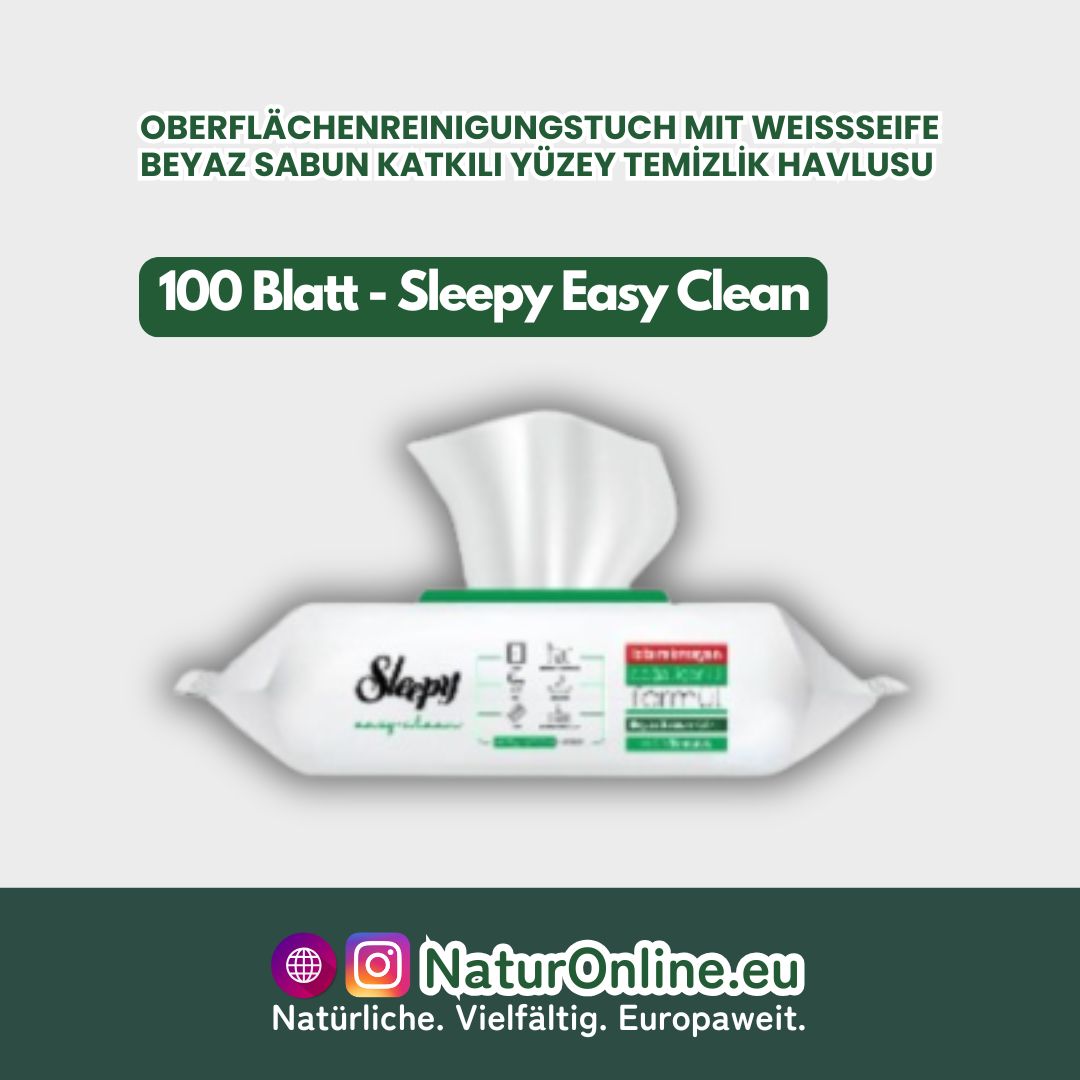 Sleepy Oberflächenreinigungstuch mit Weißseife