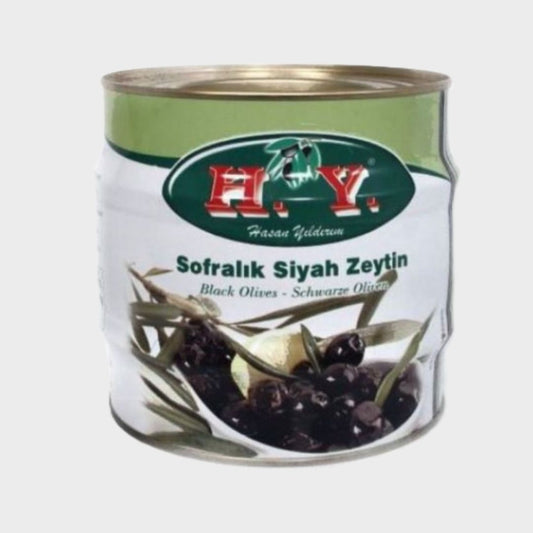 Ready-to-eat black olives - 1800g - HY-Hasan Yıldırım