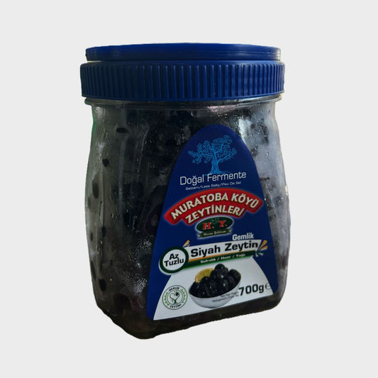 Black Olives - 700g - Muratoba Köyü Zeytinleri
