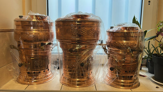 Samowar aus Kupfer