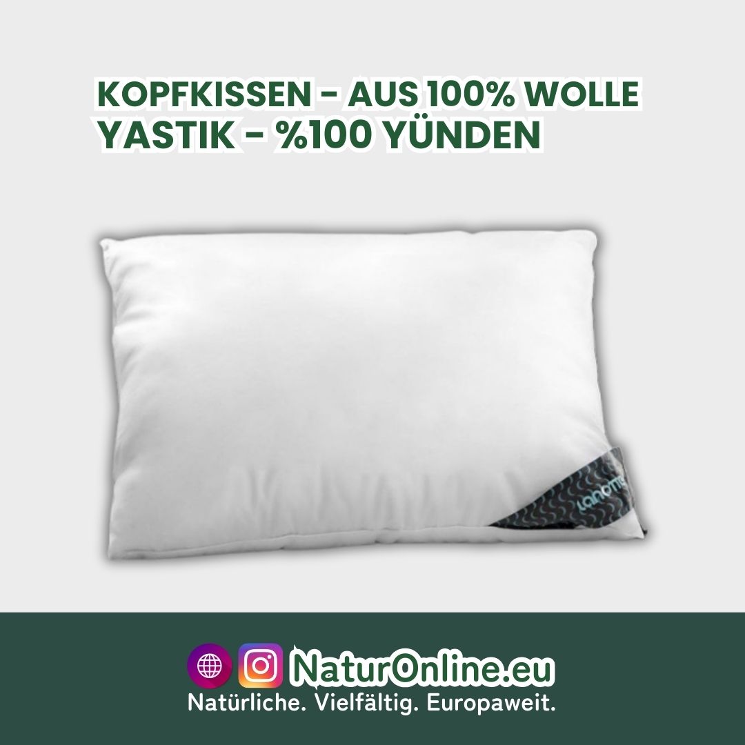 Kopfkissen - Aus 100% Wolle