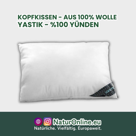 Kopfkissen - Aus 100% Wolle