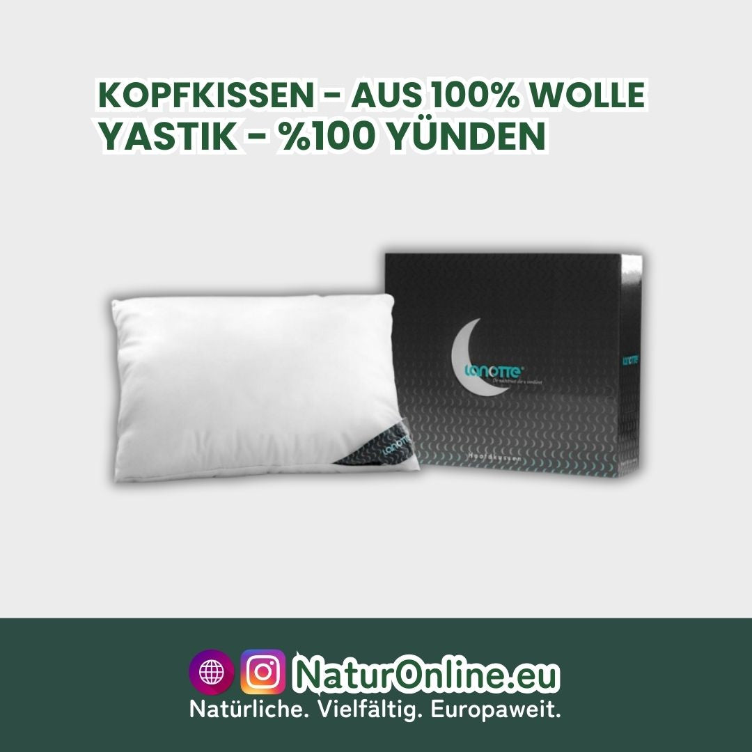Kopfkissen - Aus 100% Wolle
