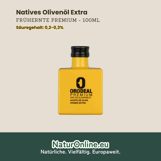 ORODEAL Natives Olivenöl Extra - Frühernte Premium - 100ml