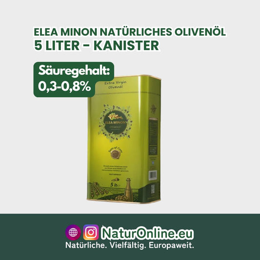 Elea Minon Natürliches Olivenöl - 5L Kanister